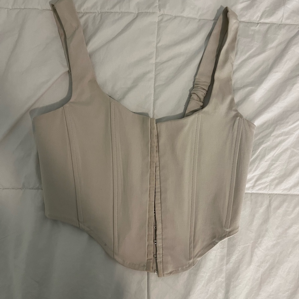 Beige Corset Top
